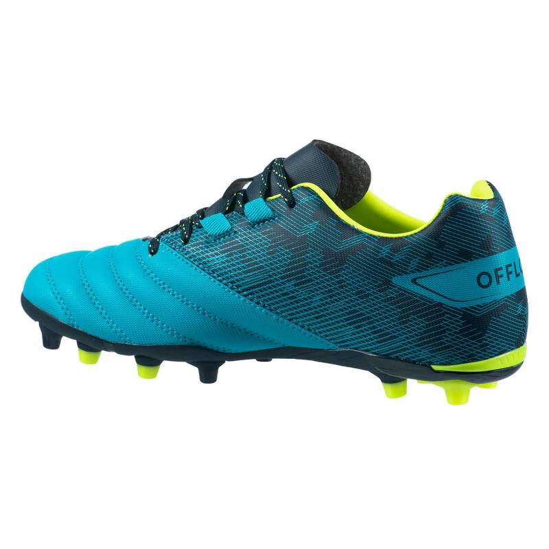 CHAUSSURES DE RUGBY MOULÉES TERRAIN SEC R500 ENFANT Bleu 2 CHAUSSURES DE RUGBY MOULÉES TERRAIN SEC R500 ENFANT Bleu – Image 2