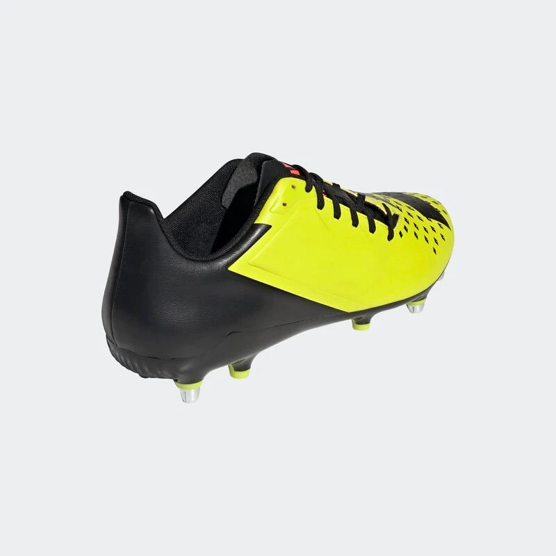 ADIDAS Chaussures De Rugby Vissées Hybride Terrain Gras Adulte - MALICE SG Jaune Noir 5 ADIDAS Chaussures De Rugby Vissées Hybride Terrain Gras Adulte - MALICE SG Jaune Noir – Image 5