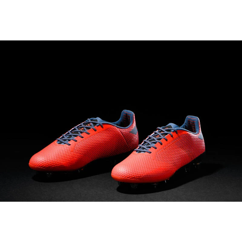 Chaussures De Rugby Vissées Terrain Gras Homme - SCORE R900 HYBRID Orange 6 Chaussures De Rugby Vissées Terrain Gras Homme - SCORE R900 HYBRID Orange – Image 6