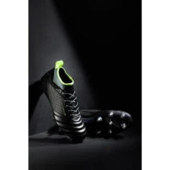 CHAUSSURES DE RUGBY VISSÉES TERRAIN GRAS IMPACT R900 8 Crampons HOMME NOIRE -Balle Jeux Vêtements Magasin chaussures de rugby vissees terrain gras impact r900 8 crampons homme noire 2