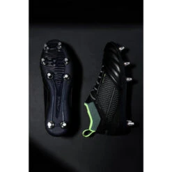 CHAUSSURES DE RUGBY VISSÉES TERRAIN GRAS IMPACT R900 8 Crampons HOMME NOIRE -Balle Jeux Vêtements Magasin chaussures de rugby vissees terrain gras impact r900 8 crampons homme noire 5