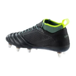 CHAUSSURES DE RUGBY VISSÉES TERRAIN GRAS IMPACT R900 8 Crampons HOMME NOIRE -Balle Jeux Vêtements Magasin chaussures de rugby vissees terrain gras impact r900 8 crampons homme noire 9