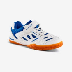 Chaussures De Tennis De Table Enfant TTS 500 Enfant - Blanc/Bleu -Balle Jeux Vêtements Magasin chaussures de tennis de table enfant tts 500 enfant blancbleu 4