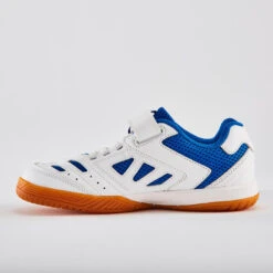 Chaussures De Tennis De Table Enfant TTS 500 Enfant - Blanc/Bleu -Balle Jeux Vêtements Magasin chaussures de tennis de table enfant tts 500 enfant blancbleu 5