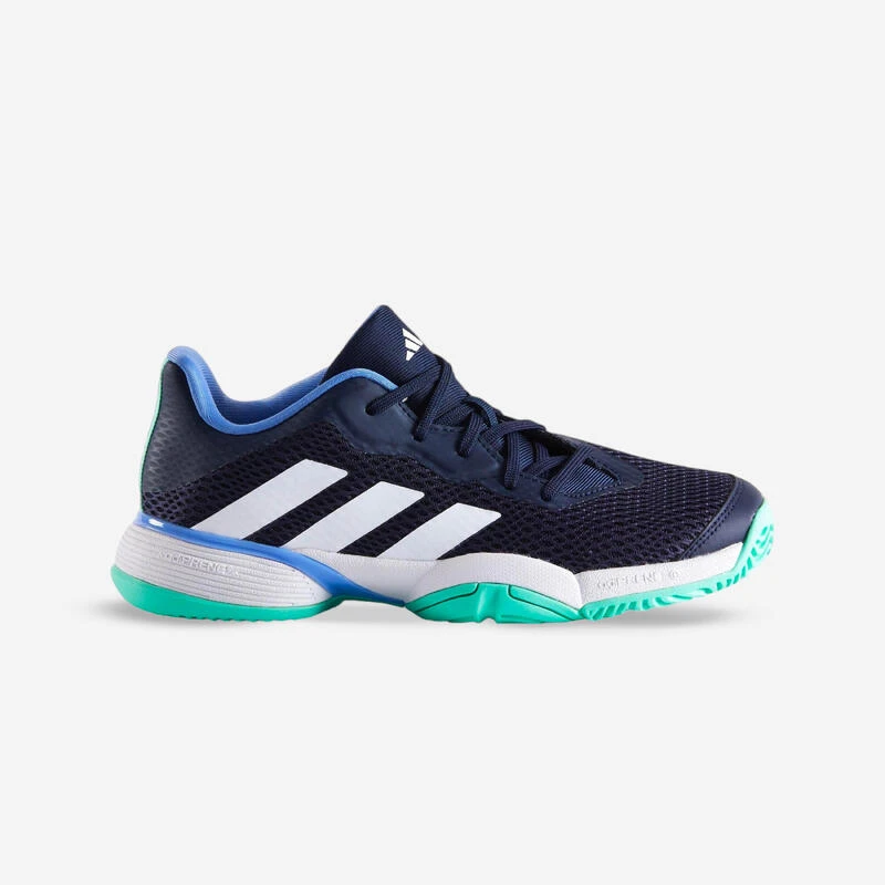 ADIDAS Chaussures De Tennis Enfant Multicourt - BARRICADE Bleu Blanc 1 ADIDAS Chaussures De Tennis Enfant Multicourt - BARRICADE Bleu Blanc