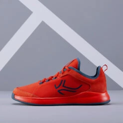 Artengo CHAUSSURES DE TENNIS HOMME TS130 ROUGES MULTI COURT -Balle Jeux Vêtements Magasin chaussures de tennis homme ts130 rouges multi court 3