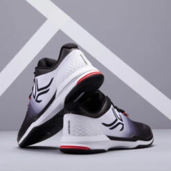 Artengo CHAUSSURES DE TENNIS HOMME TS590 NOIR BLANC MULTI COURT 14 Artengo CHAUSSURES DE TENNIS HOMME TS590 NOIR BLANC MULTI COURT -Balle Jeux Vêtements Magasin chaussures de tennis homme ts590 noir blanc multi court 6