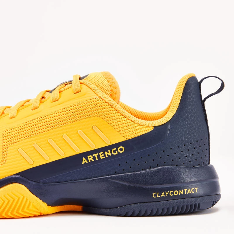 Artengo CHAUSSURES TENNIS ENFANT TERRE BATTUE - FAST CLAY JUNIOR LACET JAUNE 7 Artengo CHAUSSURES TENNIS ENFANT TERRE BATTUE - FAST CLAY JUNIOR LACET JAUNE – Image 7