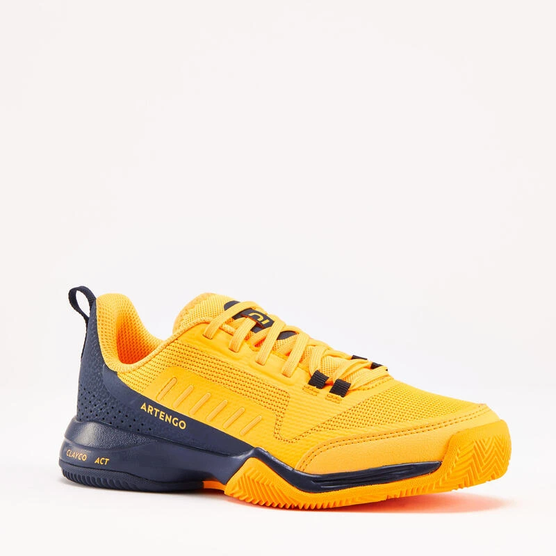 Artengo CHAUSSURES TENNIS ENFANT TERRE BATTUE - FAST CLAY JUNIOR LACET JAUNE 1 Artengo CHAUSSURES TENNIS ENFANT TERRE BATTUE - FAST CLAY JUNIOR LACET JAUNE