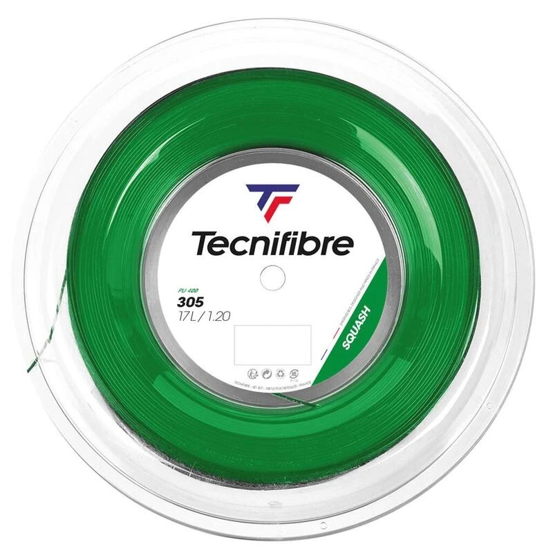 TECNIFIBRE Cordage De Squash 305 Vert 200m Bobine 1,20mm 1 TECNIFIBRE Cordage De Squash 305 Vert 200m Bobine 1,20mm