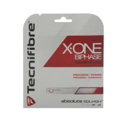 TECNIFIBRE CORDAGE DE SQUASH X-ONE BIPHASE 1,18 Mm ROUGE