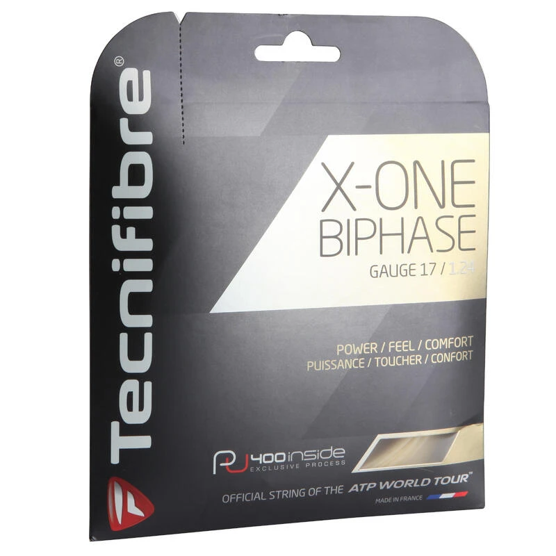 CORDAGE DE TENNIS TECNIFIBRE X-ONE BIPHASE 1,24 2 CORDAGE DE TENNIS TECNIFIBRE X-ONE BIPHASE 1,24 – Image 2