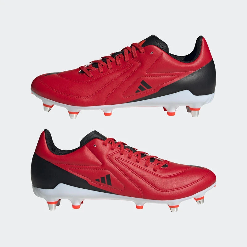 Crampons De Rugby Hybrides Adulte - ADIDAS RS 15 SG HYBRIDE Noir Rouge 2 Crampons De Rugby Hybrides Adulte - ADIDAS RS 15 SG HYBRIDE Noir Rouge – Image 2