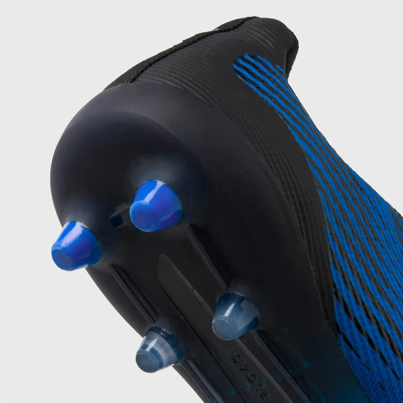 CRAMPONS DE RUGBY MOULÉES TERRAIN SEC HOMME/FEMME - SCORE R500 FG BLEU NOIR 4 CRAMPONS DE RUGBY MOULÉES TERRAIN SEC HOMME/FEMME - SCORE R500 FG BLEU NOIR – Image 4
