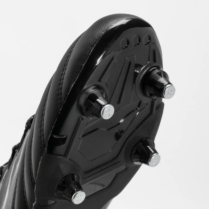 Crampons De Rugby Vissés Enfant - SKILL R500 JUNIOR SG Noir Motif 5 Crampons De Rugby Vissés Enfant - SKILL R500 JUNIOR SG Noir Motif – Image 5