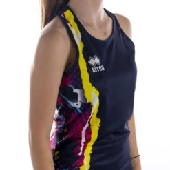 Debardeur Errea Pamela Padel Bleu Femme -Balle Jeux Vêtements Magasin debardeur errea pamela padel bleu femme 3