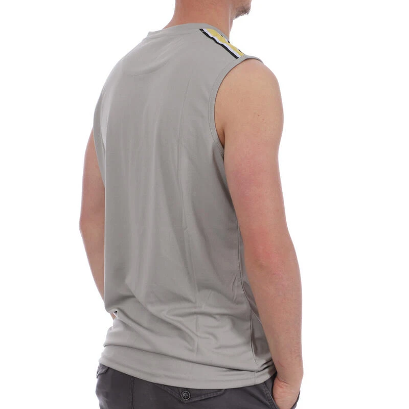Débardeur Gris Aux Bandes Jaunes Homme Hungaria Training Pro Sleveless 2 Débardeur Gris Aux Bandes Jaunes Homme Hungaria Training Pro Sleveless – Image 2