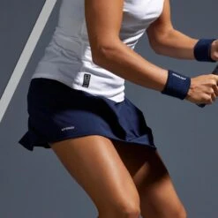 Artengo JUPE DE TENNIS FEMME SK SOFT 500 MARINE -Balle Jeux Vêtements Magasin jupe de tennis femme sk soft 500 marine 6