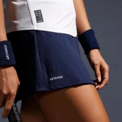 Artengo JUPE DE TENNIS FEMME SK SOFT 500 MARINE -Balle Jeux Vêtements Magasin jupe de tennis femme sk soft 500 marine 7