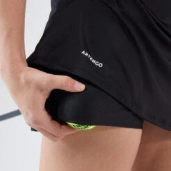 Artengo Jupe Tennis Dry Femme - Essentiel 100 Noir -Balle Jeux Vêtements Magasin jupe tennis dry femme essentiel 100 noir 2