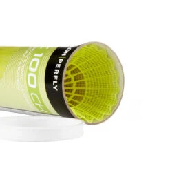 Lot De 6 Volants De Badminton En Plastique PSC 100 Medium - Jaune -Balle Jeux Vêtements Magasin lot de 6 volants de badminton en plastique psc 100 medium jaune 2