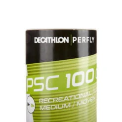 Lot De 6 Volants De Badminton En Plastique PSC 100 Medium - Jaune -Balle Jeux Vêtements Magasin lot de 6 volants de badminton en plastique psc 100 medium jaune 4