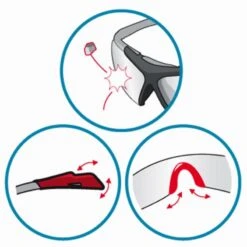 LUNETTES DE SQUASH ADULTE SA GLASSES NOIR 13 LUNETTES DE SQUASH ADULTE SA GLASSES NOIR -Balle Jeux Vêtements Magasin lunettes de squash adulte sa glasses noir 6