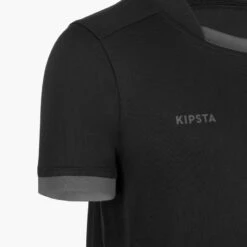 Maillot Manches Courtes De Rugby Enfant - R100 Noir -Balle Jeux Vêtements Magasin maillot manches courtes de rugby enfant r100 noir 3