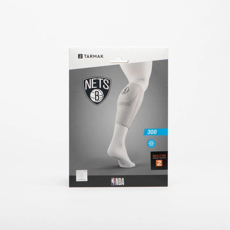 Molletière De Maintien Gauche/droite Adulte NBA Nets - Soft 300 Blanc 5 Molletière De Maintien Gauche/droite Adulte NBA Nets - Soft 300 Blanc – Image 5