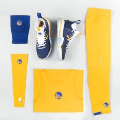 Molletière De Maintien Gauche/droite Adulte NBA Warriors - Soft 300 Bleu -Balle Jeux Vêtements Magasin molletiere de maintien gauchedroite adulte nba warriors soft 300 bleu 6