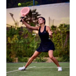 Nouvelle Elegance Robe De Tennis/Padel/Golf Femme Noire -Balle Jeux Vêtements Magasin nouvelle elegance robe de tennispadelgolf femme noire 2
