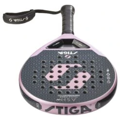 Stiga Padel Racket ASH Pink -Balle Jeux Vêtements Magasin padel racket ash pink 2