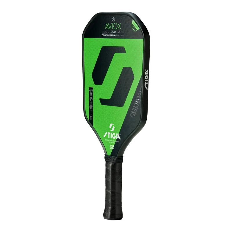 Stiga Pickleball Paddle Aviox Fiber Poly Pro Green 3 Stiga Pickleball Paddle Aviox Fiber Poly Pro Green – Image 3