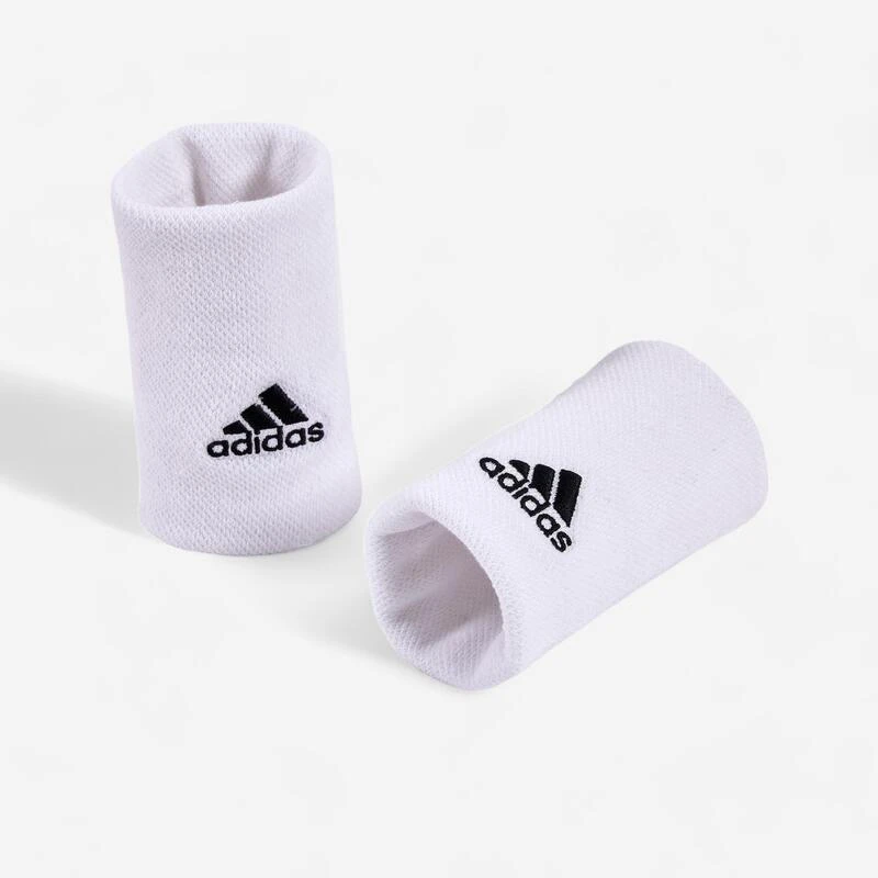 POIGNET LONG TENNIS ADIDAS BLANC 1 POIGNET LONG TENNIS ADIDAS BLANC