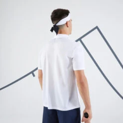 Artengo Polo De Tennis Manches Courtes Homme - Essential Blanc 9 Artengo Polo De Tennis Manches Courtes Homme - Essential Blanc -Balle Jeux Vêtements Magasin polo de tennis manches courtes homme essential blanc 4
