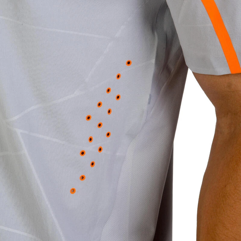 Artengo POLO HOMME 990 GRIS TENNIS BADMINTON PADEL PING PONG SQUASH 6 Artengo POLO HOMME 990 GRIS TENNIS BADMINTON PADEL PING PONG SQUASH – Image 6