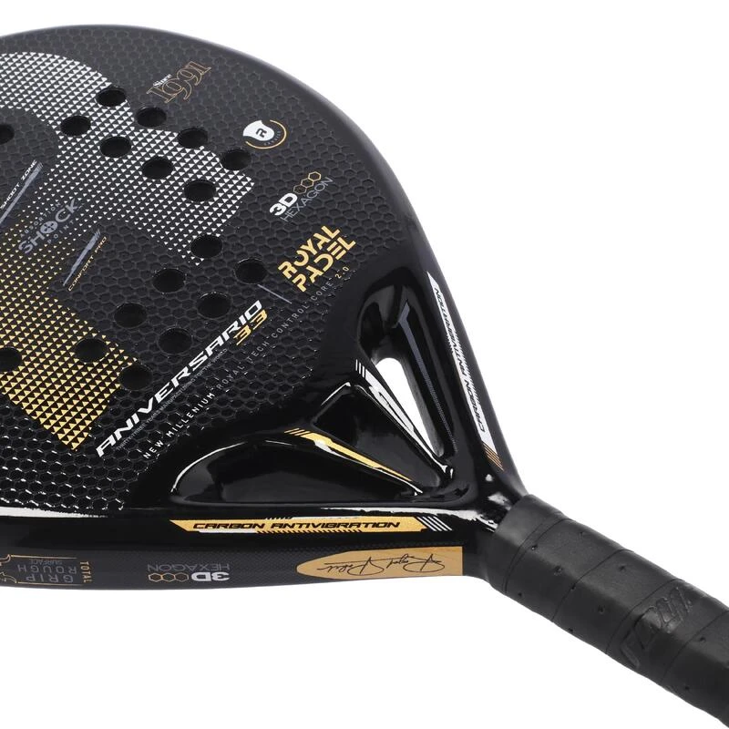 Raquette De Padel Pour Adultes Royal Padel RP 33 Aniversario Poly Gold 3 Raquette De Padel Pour Adultes Royal Padel RP 33 Aniversario Poly Gold – Image 3