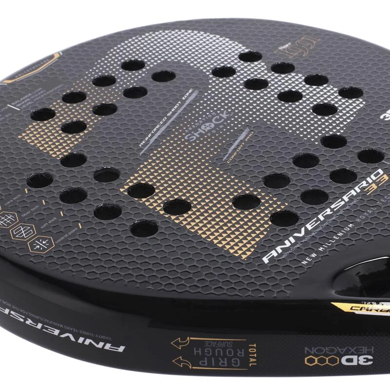 Raquette De Padel Pour Adultes Royal Padel RP 33 Aniversario Poly Gold 4 Raquette De Padel Pour Adultes Royal Padel RP 33 Aniversario Poly Gold – Image 4