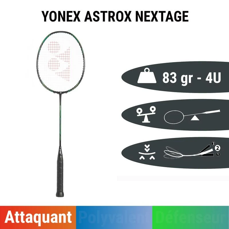 Raquette Yonex Astrox Nextage Black / Green 2 Raquette Yonex Astrox Nextage Black / Green – Image 2
