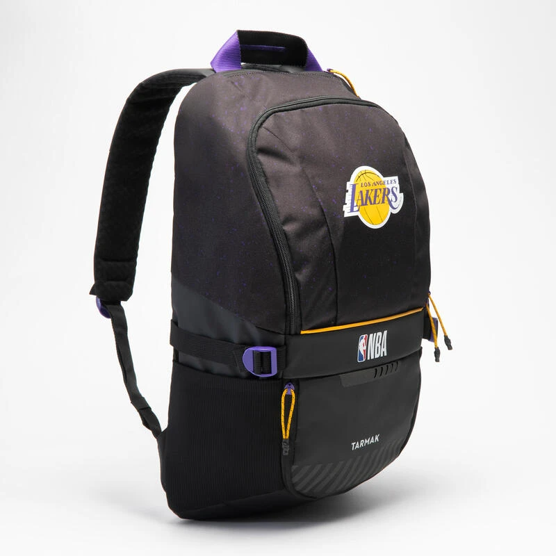 Sac à Dos De Basketball 25L Los Angeles Lakers - NBA 500 Noir 2 Sac à Dos De Basketball 25L Los Angeles Lakers - NBA 500 Noir – Image 2