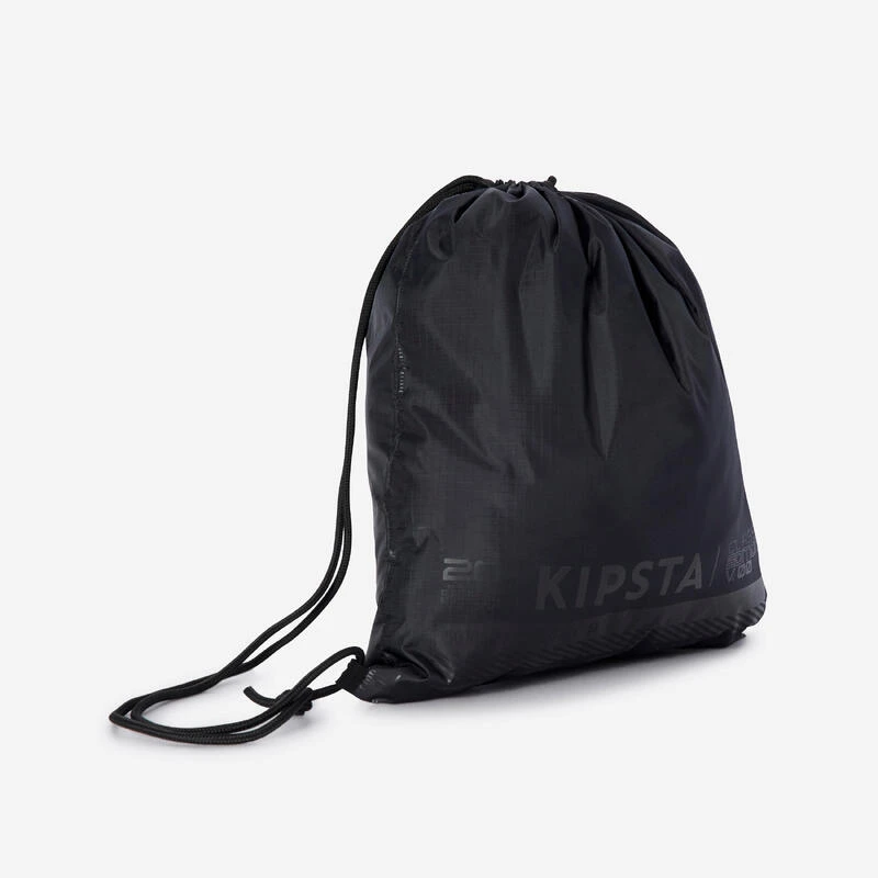 Kipsta Sac Chaussure à Cordon Avec Poche De Rangement Intérieure Zipée ESSENTIAL Noir 4 Kipsta Sac Chaussure à Cordon Avec Poche De Rangement Intérieure Zipée ESSENTIAL Noir – Image 4