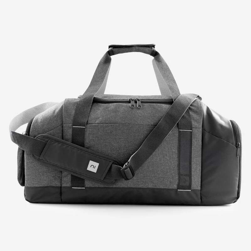 Kipsta Sac Sport 55L - ACADEMIC Noir Et Gris 2 Kipsta Sac Sport 55L - ACADEMIC Noir Et Gris – Image 2
