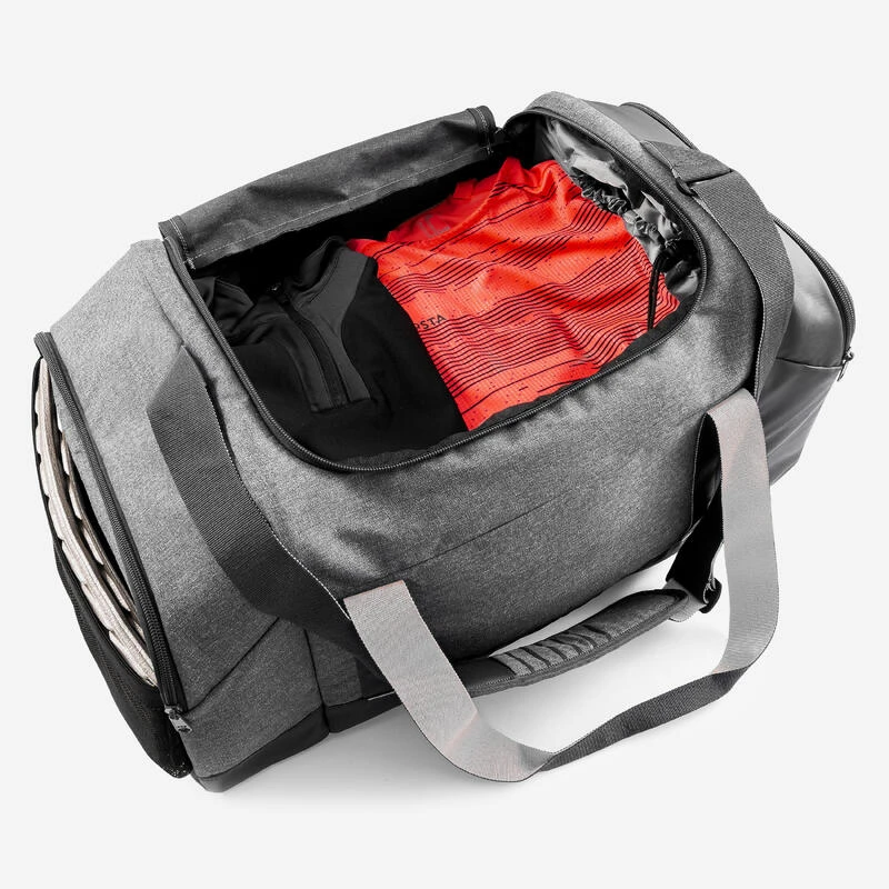 Kipsta Sac Sport 55L - ACADEMIC Noir Et Gris 7 Kipsta Sac Sport 55L - ACADEMIC Noir Et Gris – Image 7