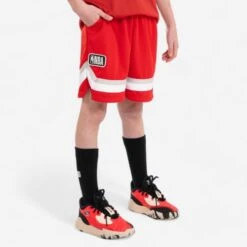 Short De Basketball NBA Chicago Bull Enfant - SH 900 JR Rouge