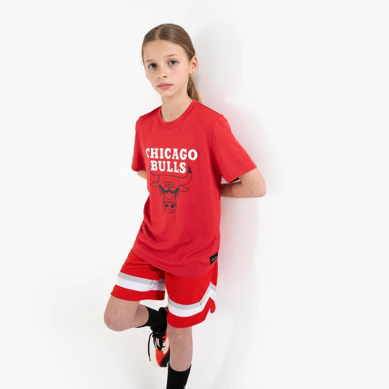 Short De Basketball NBA Chicago Bull Enfant - SH 900 JR Rouge 4 Short De Basketball NBA Chicago Bull Enfant - SH 900 JR Rouge – Image 4