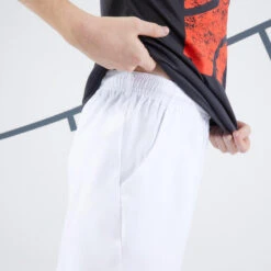 Artengo Short De Tennis Garcon - TSH100 Blanc -Balle Jeux Vêtements Magasin short de tennis garcon tsh100 blanc 3
