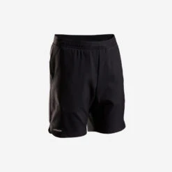 Artengo Short De Tennis Garcon - TSH500 Noir