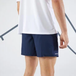 Artengo Short De Tennis Homme - Essential Marine -Balle Jeux Vêtements Magasin short de tennis homme essential marine 3