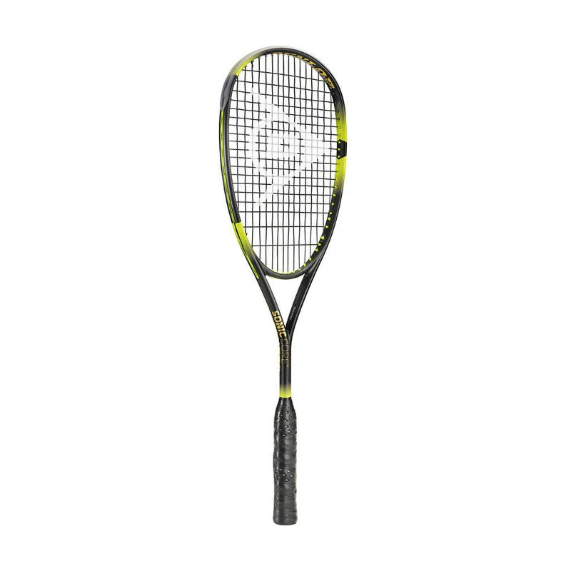 Dunlop Sonic Core Ultimate 132 (2022) Adulte Raquette De Squash - Noir/Jaune/Or 2 Dunlop Sonic Core Ultimate 132 (2022) Adulte Raquette De Squash - Noir/Jaune/Or – Image 2