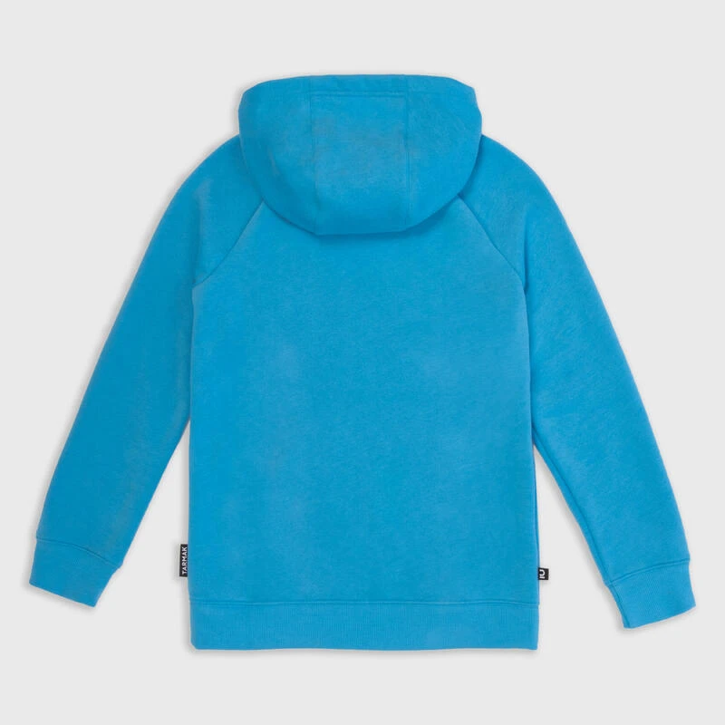 SWEAT DE BASKETBALL A CAPUCHE ENFANT - H100 BLEU CLAIR 5 SWEAT DE BASKETBALL A CAPUCHE ENFANT - H100 BLEU CLAIR – Image 5